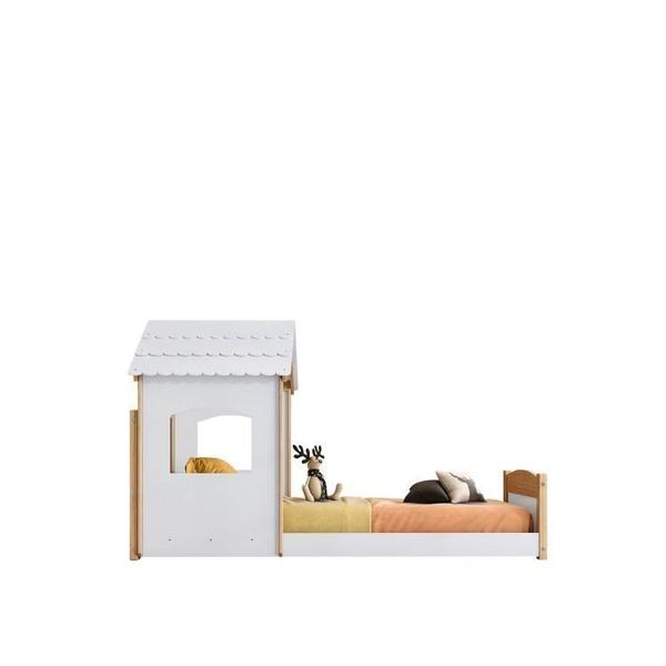 Imagem de Cama Montessoriana Solteiro e Telhado Casinha Casatema