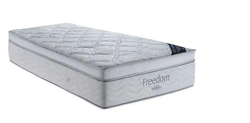 Imagem de Cama Ortobom Solteiro Freedom 88x188x55 + Box Ortobom