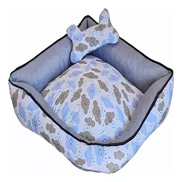 Imagem de Cama Pet De Canto Luna Top Extra Grande Nuvem