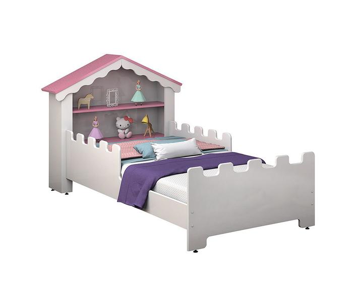 Imagem de Cama Quarto Infantil Com Grade de Proteção Magia