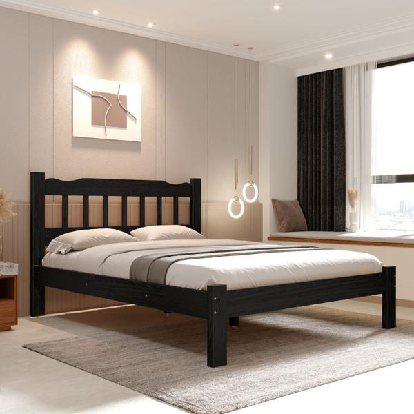 Cama Queen New Perola Reforçada Cor Preto - Nemargi Imagem de Cama Queen New Perola Reforçada Cor Preto