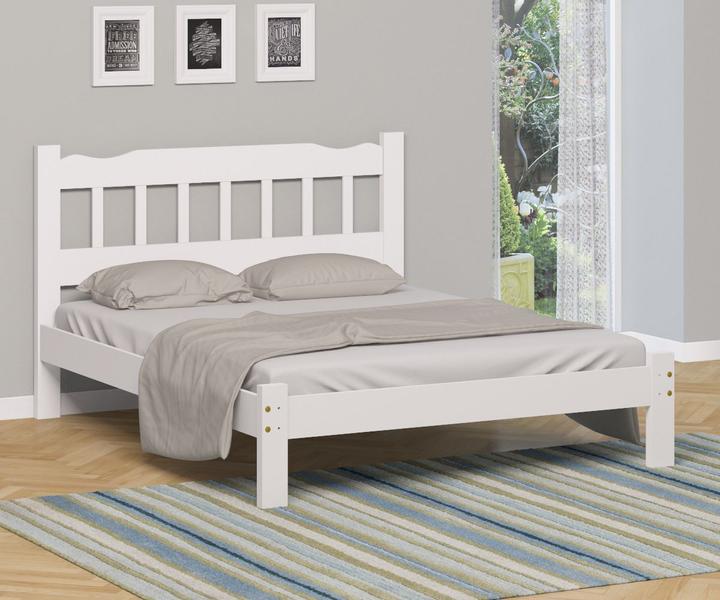 Imagem de Cama Queen Perola Reforçada Cor Branco