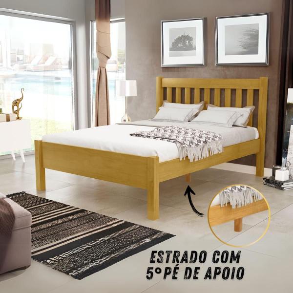 Imagem de Cama Queen Size Alice na Cor Mel