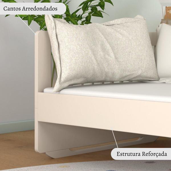 Imagem de Cama Sofá  Infantil Neo Timber Areia