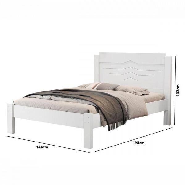 Imagem de Cama Sofia Casal 138X188 Branco Cambel Vj Branco