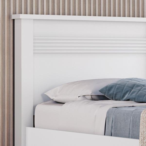 Imagem de Cama Solteiro 102cm X 206cm X 107,5cm Branco