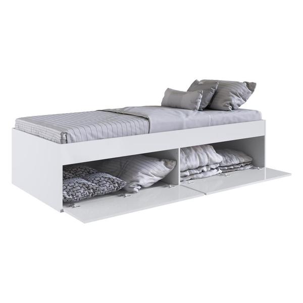 Imagem de Cama Solteiro 4 Portas para Colchão 188x78cm Multimóveis CR40090