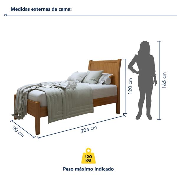 Imagem de Cama Solteiro 90cm Classic