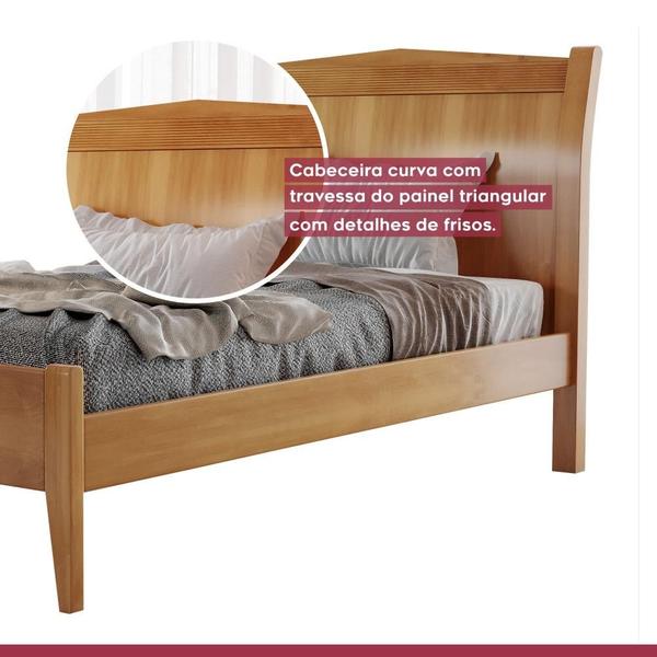 Cama Solteiro 90cm Harmonia Nogueira Josandro Imagem de Cama Solteiro 90cm Harmonia Nogueira Josandro