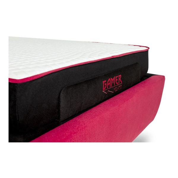 Imagem de Cama Solteiro Articulada Gamer Linho Prata Ravena 108x218 cm