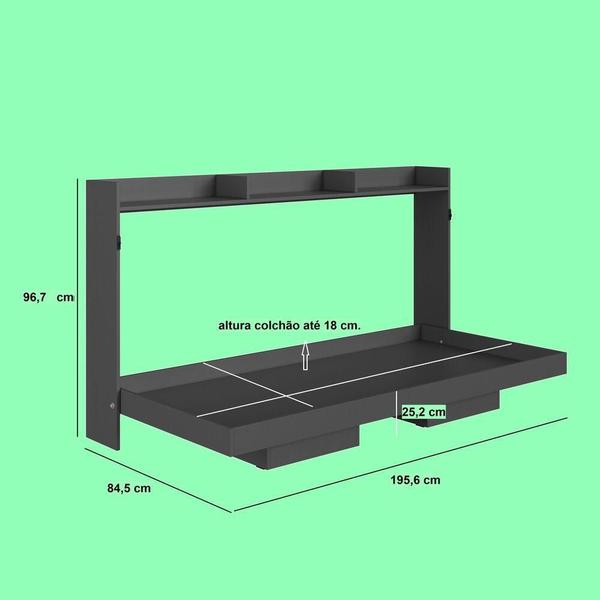 Imagem de Cama Solteiro Articulável Horizontal 80 Hanover