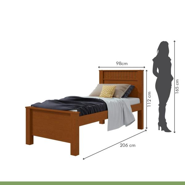 Imagem de Cama Solteiro Athenas 205x112,5cm