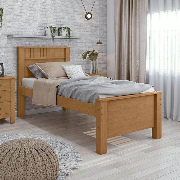 Imagem de Cama Solteiro Athenas 90 Amêndoa Clean Off White Flex - Lopas