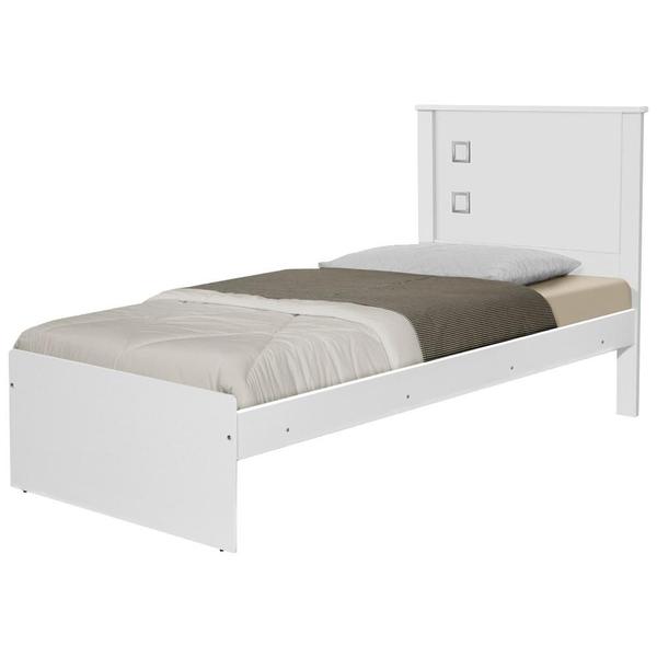 Imagem de Cama Solteiro Barcelona Branco