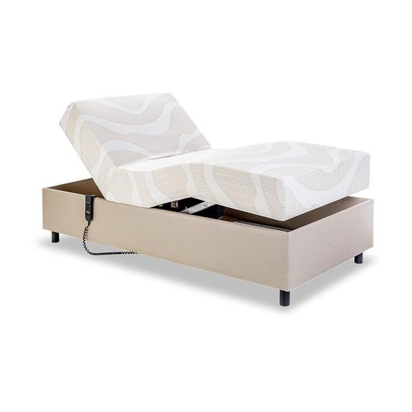 Imagem de Cama Solteiro Centauro Corano Bufalo Negro 97x205x64 Pilati