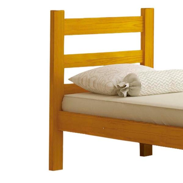 Cama Solteiro Com Cabeceira Em Madeira Maciça Marrom Adeline Shop Jm Imagem de Cama Solteiro Com Cabeceira Em Madeira Maciça Marrom Adeline Shop Jm