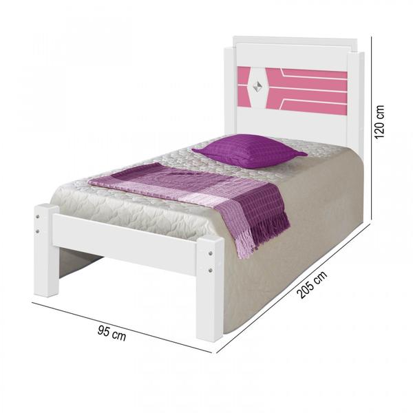 Imagem de Cama Solteiro Flex Color Lívia Carmolar