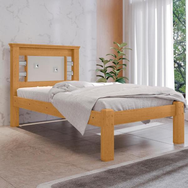 Imagem de Cama  Solteiro Flex Lages Naturalle Off White