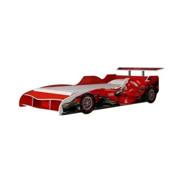 Imagem de Cama Solteiro Infantil F1 090 Vermelho