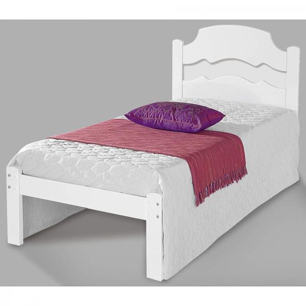 Imagem de Cama Solteiro Iris Cambel Móveis Flex Color Branco