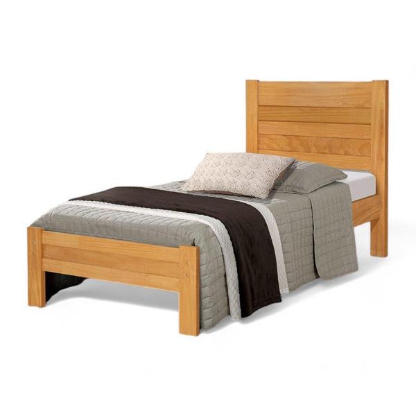 Cama Solteiro Lara Imbuia com Colchão Atraente - Atraente Móveis Imagem de Cama Solteiro Lara Imbuia com Colchão Atraente