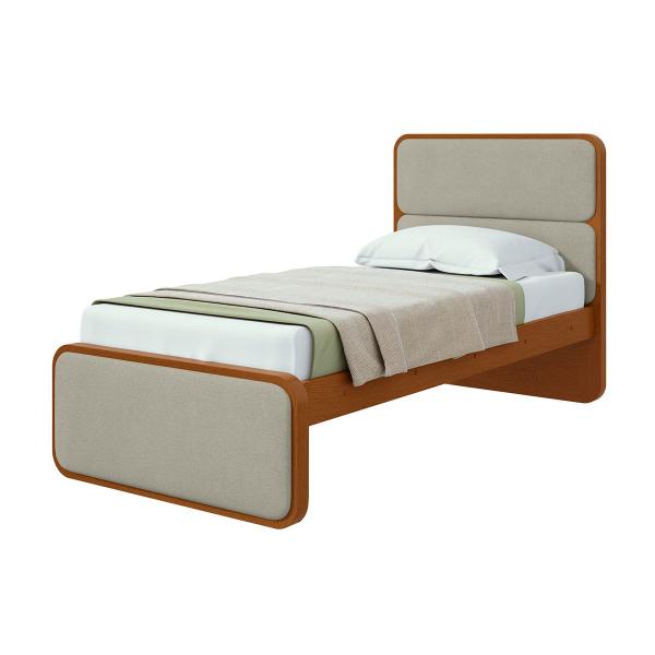 Imagem de Cama Solteiro Loop Frassino 87521.503 - Móveis Lopas