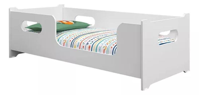 Imagem de Cama Solteiro Montessoriana Encanto 100% Mdf -Exclusiva -Branca