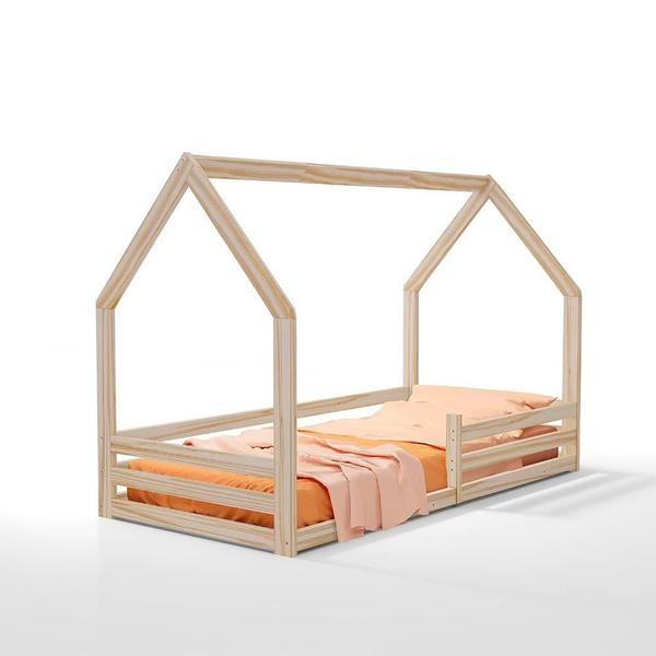 Imagem de Cama Solteiro Montessoriana Madeira Maciça Design Natural Mavie Shop JM