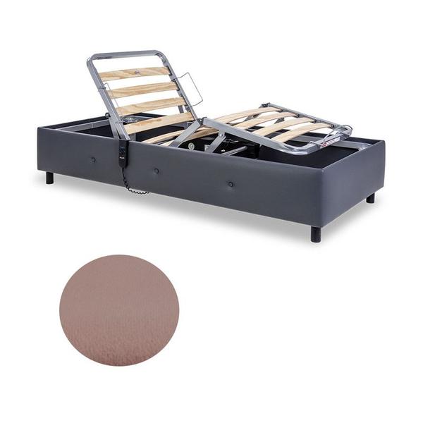 Imagem de Cama Solteiro Motorizada Velutto Castoro 100x209x44 Pilati