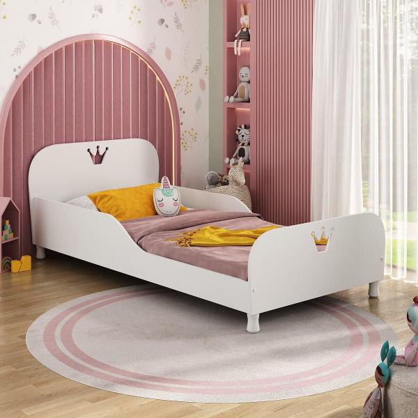 Cama Solteiro para Colchão 88x188cm 100% MDF Majestade Multimóveis BB2320 Imagem de Cama Solteiro para Colchão 88x188cm 100% MDF Majestade Multimóveis BB2320