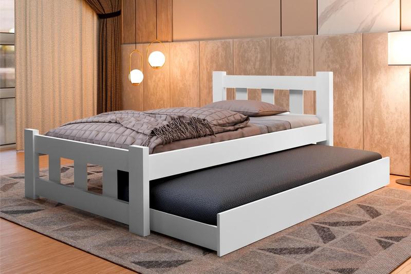 Cama Solteiro Pop Para Crianças Adolescente Retrô Com Auxiliar - Mini Me Imagem de Cama Solteiro Pop Para Crianças Adolescente Retrô Com Auxiliar