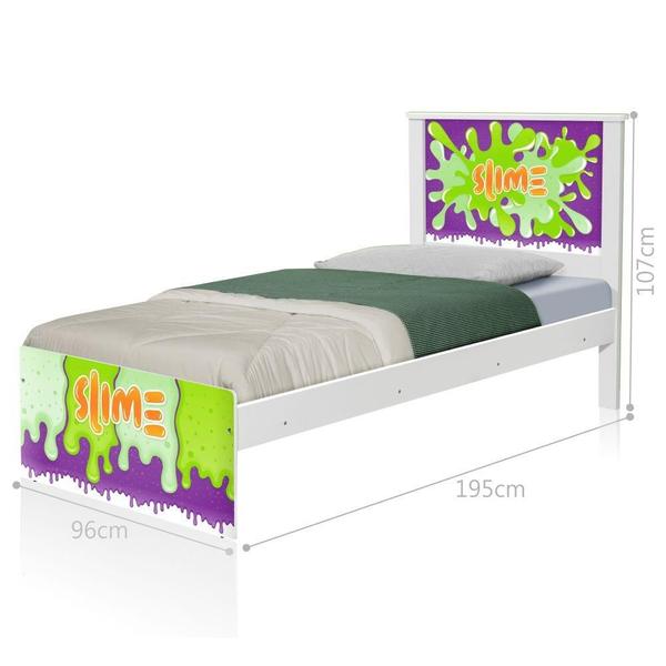 Imagem de Cama Solteiro Slime Menino com Colchão