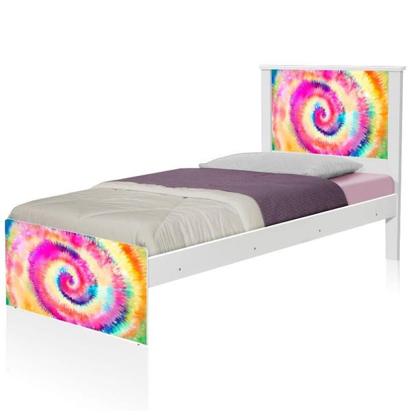 Imagem de Cama Tie Dye Solteiro com Colchão