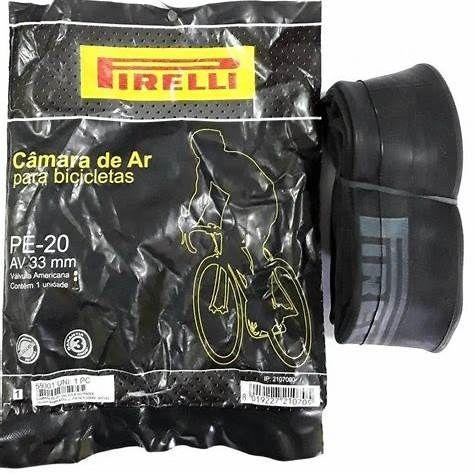 Imagem de Camara De Ar Bicicleta 20 Pirelli PE-ARO 20