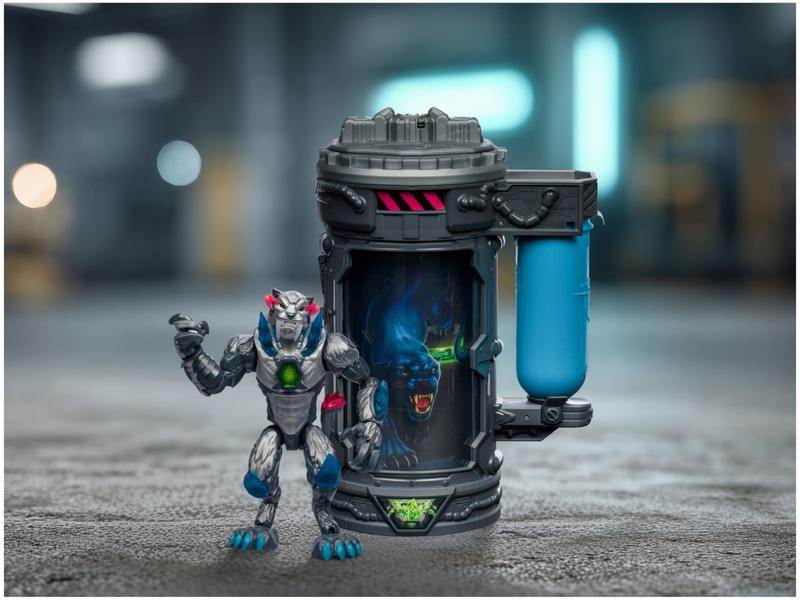 Câmara de Mutação com Boneco Colecionável MrBeast Lab Mutators