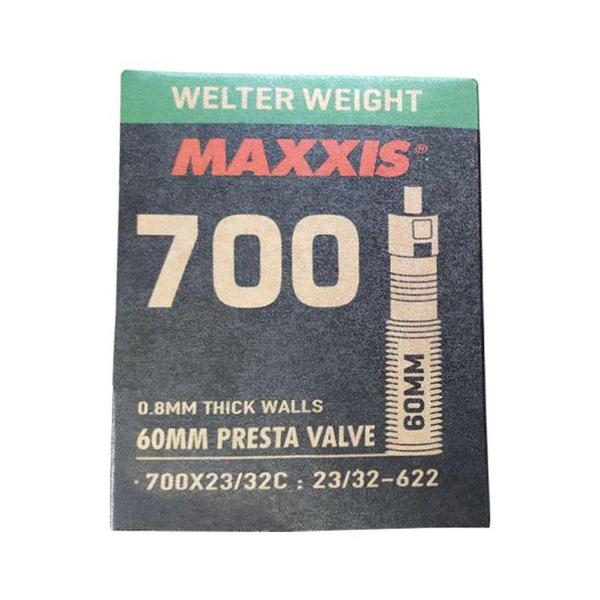 Imagem de Câmara Maxxis Welter Weight 700x23/32c Válvula Presta 60mm Preto