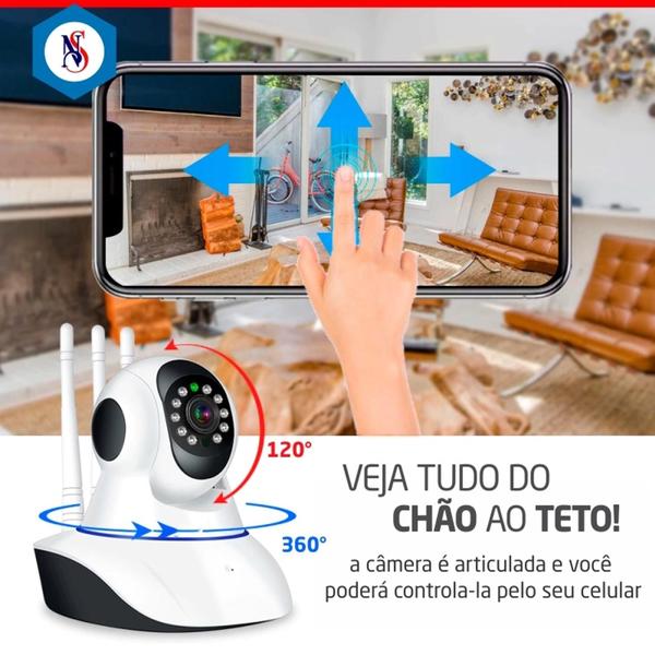 Imagem de Câmera 360 Babá Eletrônica Monitoramento Segurança Celular