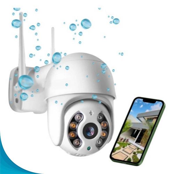 Câmera 360 Externa Infravermelho Hd Prova Dágua - ATENA Imagem de Câmera 360 Externa Infravermelho Hd Prova Dágua
