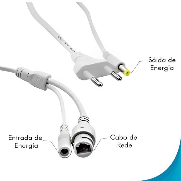 Imagem de Câmera 360 WiFi Hd Externa Antenas Infravermelho