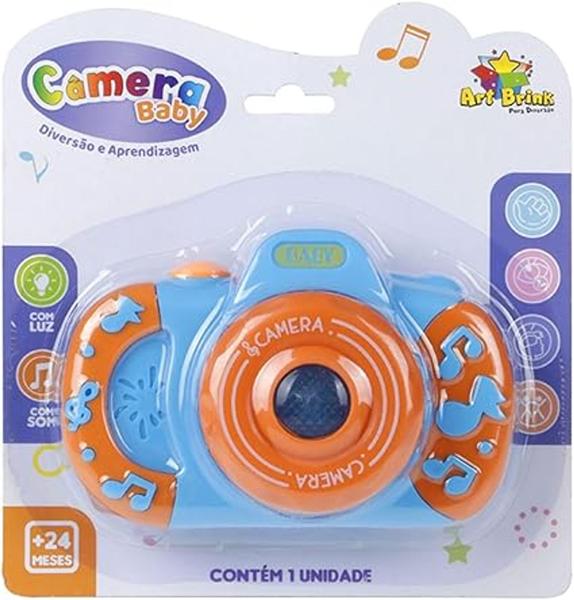 Imagem de Camera baby art brink com som e luz