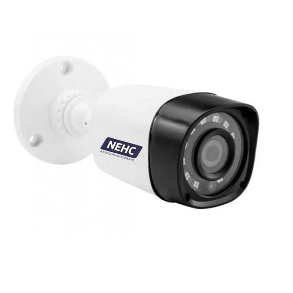 Imagem de Câmera Bullet de Segurança LED CFTV HD 720p 2.8mm AHD-H 1,3MP NEHC 606