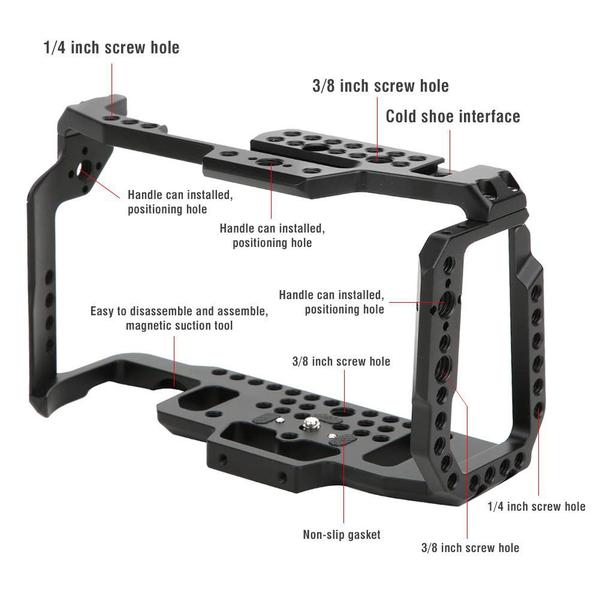 Imagem de Camera Cage Fydun para câmeras cinematográficas BMPCC 4K 6K