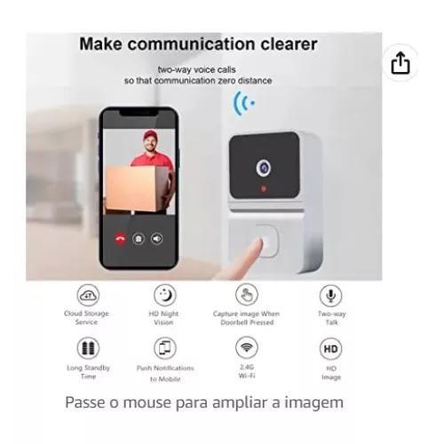 Imagem de Câmera Campainha De Vídeo Sem Fio Wifi App Tuya M9