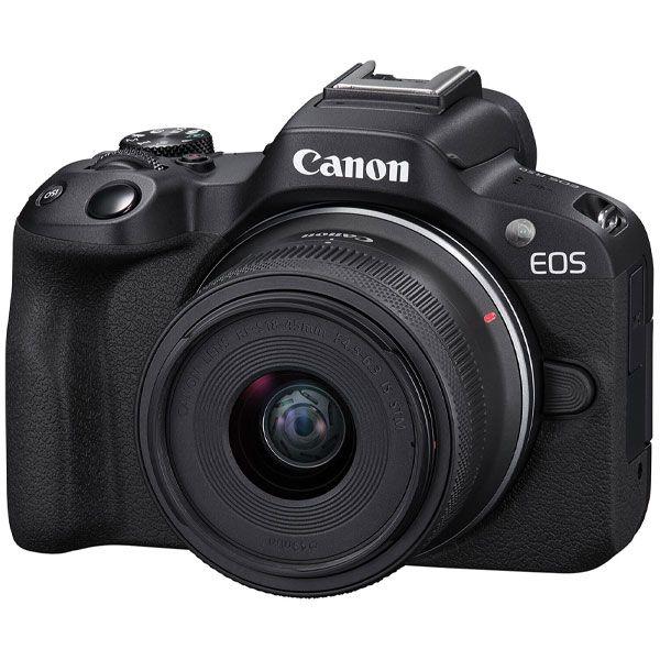 Imagem de Camera Canon Eos R50 24.2MP Wi-Fi/Bluetooth com Lente RF-s 18-45 MM F4.5-6.3 Is STM - Preta