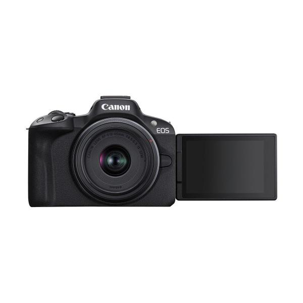 Imagem de Câmera Canon Mirrorless Eos R50 24.2mp, Aps-c Com Lente 18-45mm