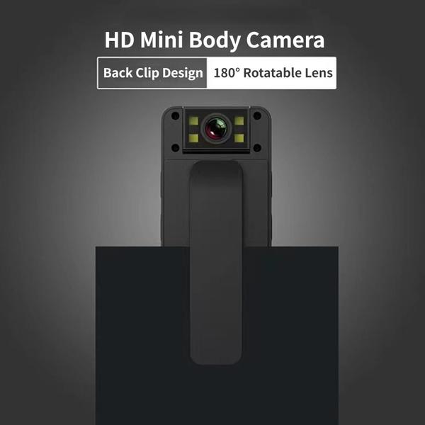 Imagem de Câmera corporal Diyeeni WiFi 1080P HD com tela de lente giratória de 180