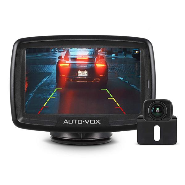 Imagem de Câmera de backup sem fio AUTO-VOX CS-2 com monitor de carro 4.3