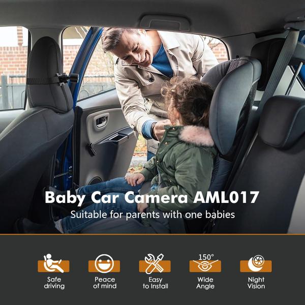 Imagem de Câmera de carro de bebê Itomoro View Infant no assento traseiro