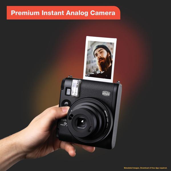 Câmera de filme instantâneo Fujifilm Instax Mini 99 preta Imagem de Câmera de filme instantâneo Fujifilm Instax Mini 99 preta