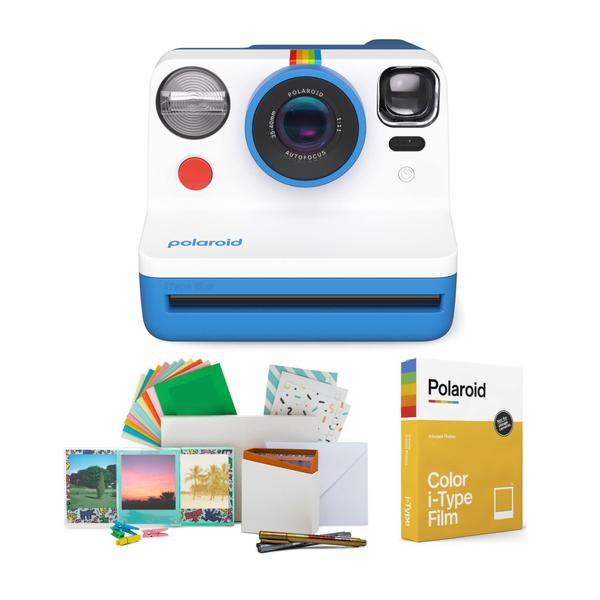 Câmera de filme instantâneo Polaroid Now 2ª geração I-Type Blue Imagem de Câmera de filme instantâneo Polaroid Now 2ª geração I-Type Blue